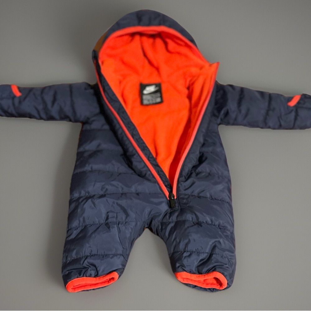 Nike Kids Navy and Orange One Piece